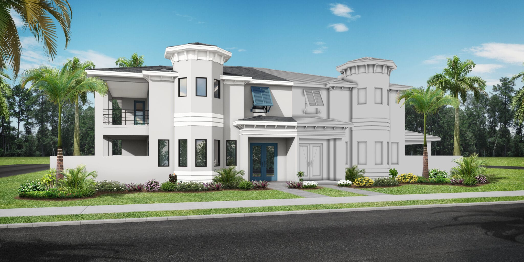 Sabal Palm by Medallion Homes new construction floor plan — 3 bed, 4 bath, 3,162 sq ft
