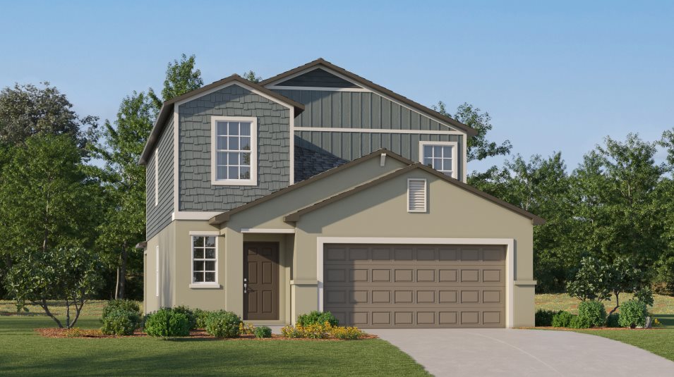 Columbia by Lennar new construction floor plan — 5 bed, 2 bath, 2,389 sq ft